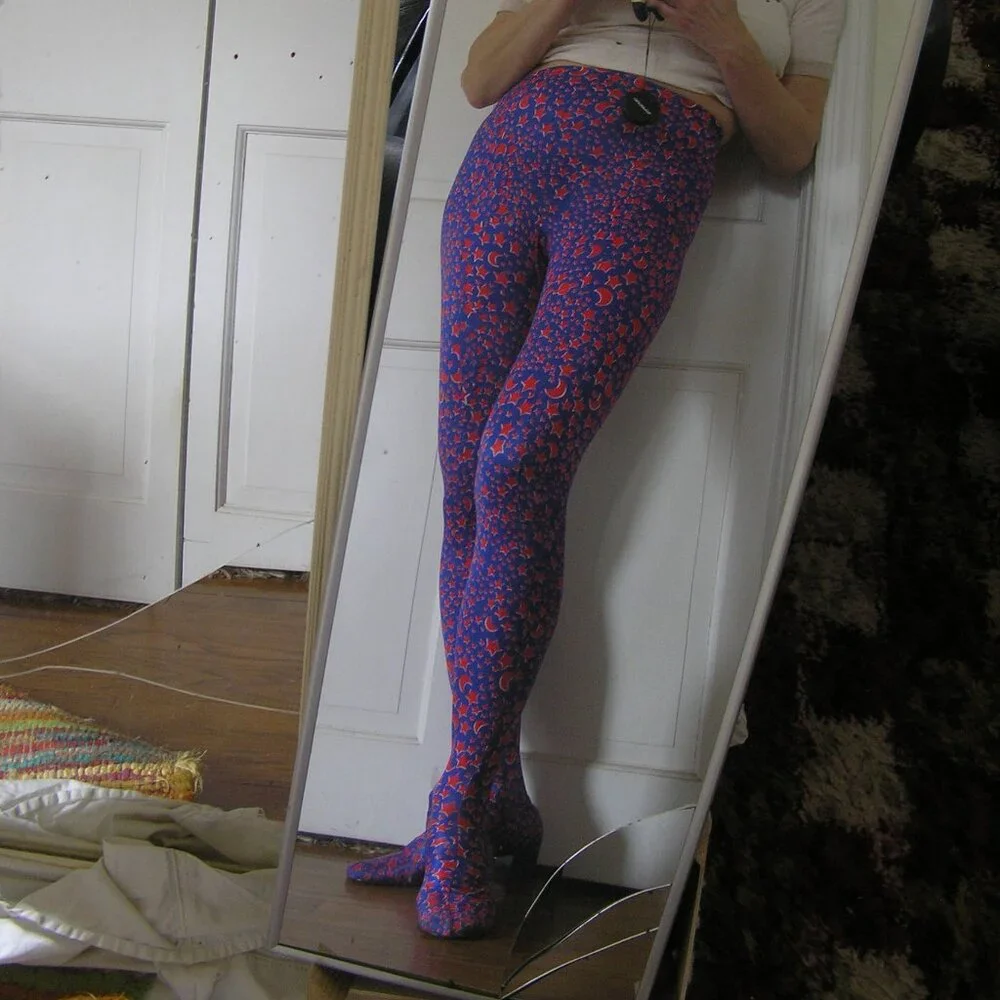 Vintage Mod 1969 Peter Max 'Cosmic 60's' Pant-T-Boots Stars & Moons Sz 9/10L